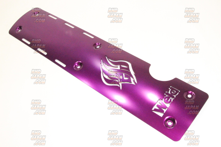 Weld 紫色 ヒートシンクカバー WELD Heat Sink Valve Cover Purple - JZX100 - RHDJapan