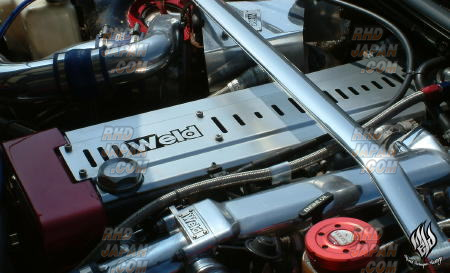 WELD Heat Sink Valve Cover Blue - JZX90 - RHDJapan