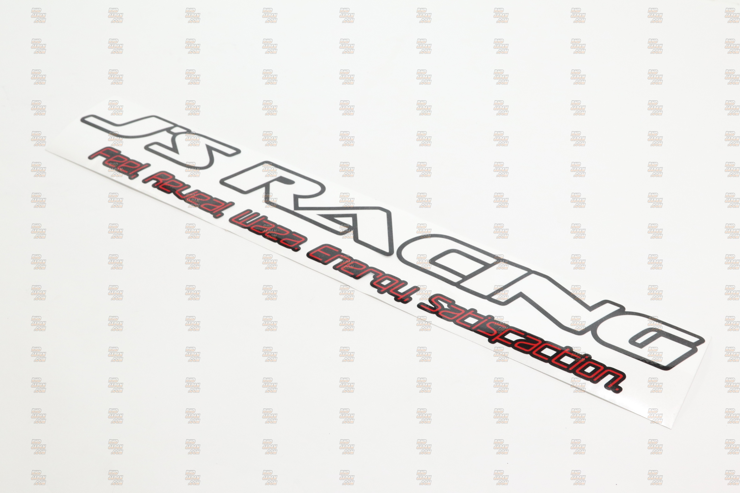 J's Racing 2014 Window Sticker - M Size White - RHDJapan