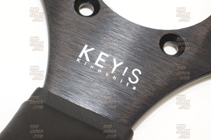 KEY`S Racing Steering Wheel Semi Deep Type - 325mm Leather