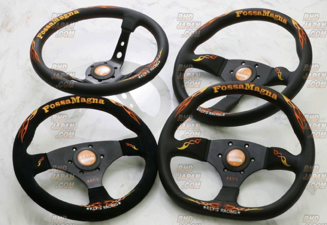 KEY`S Racing Fossa Magna Series Steering Wheel Deep Type - 330mm 