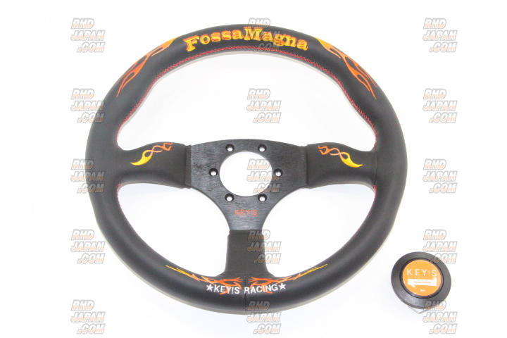 KEY`S Racing Fossa Magna Series Steering Wheel Semi Deep Type