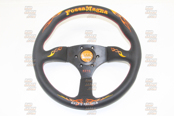 KEY`S Racing Fossa Magna Series Steering Wheel Semi Deep Type 