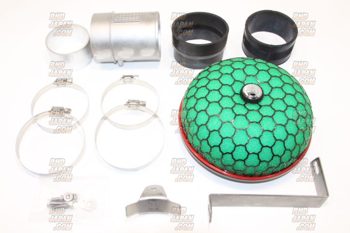 HKS super power flow GDA HKS - Super Power Flow Intake - Green - 200-80mm