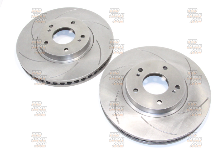 Project Mu SCR Pure Plus 6 Front Brake Rotors Non-Paint Coated