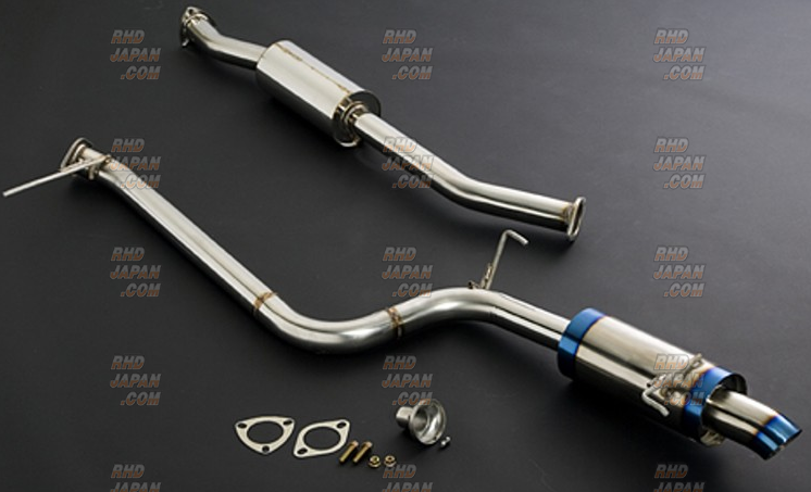 J's Racing R304 SUS Exhaust Muffler 60RS Single - CL7 CL9 - RHDJapan