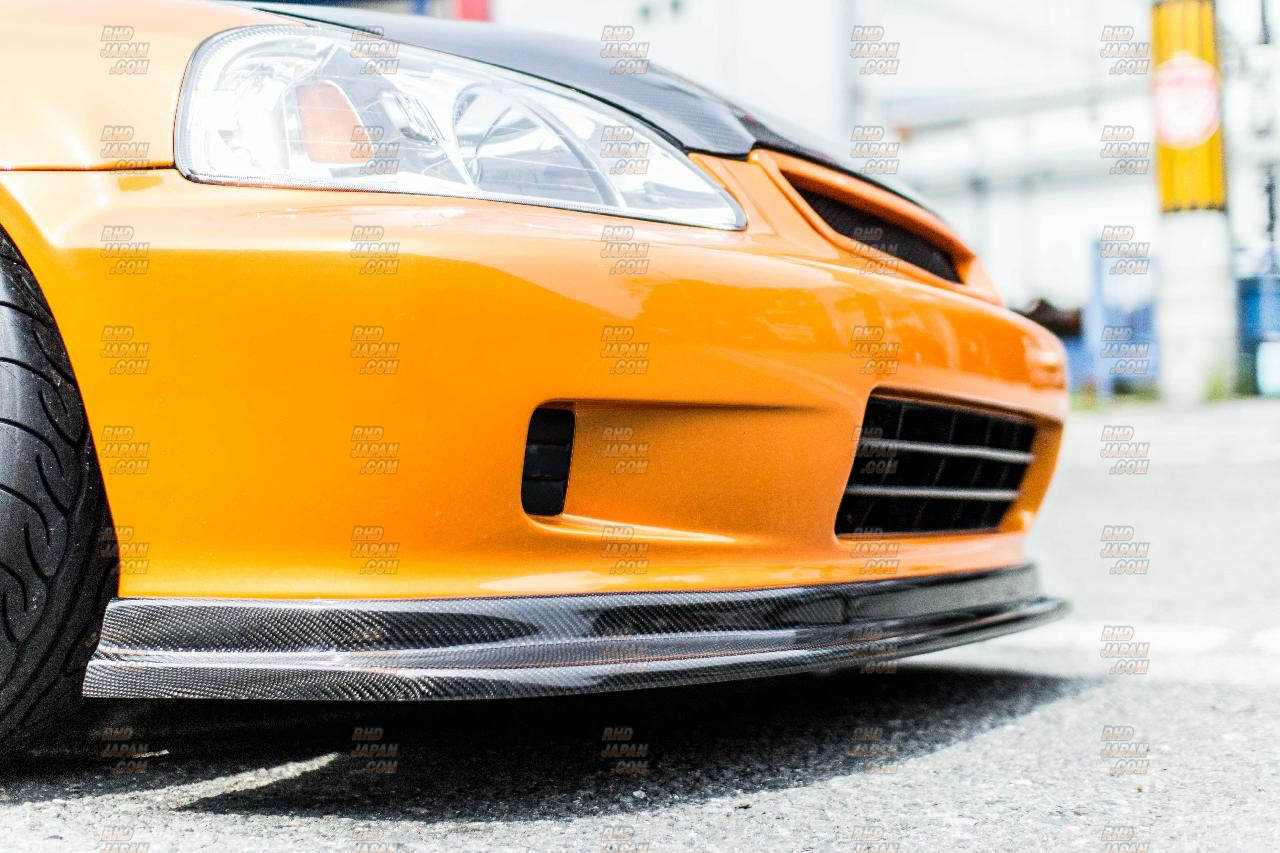 Tactical Art Front Lip Spoiler Carbon Fiber - EK9 Kouki - RHDJapan
