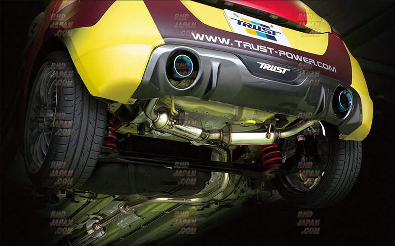 （まさ）フィットrs ge8 TRUST GReddy Trust GReddy Comfort Sports GTS Ver.2 Exhaust Muffler - Swift