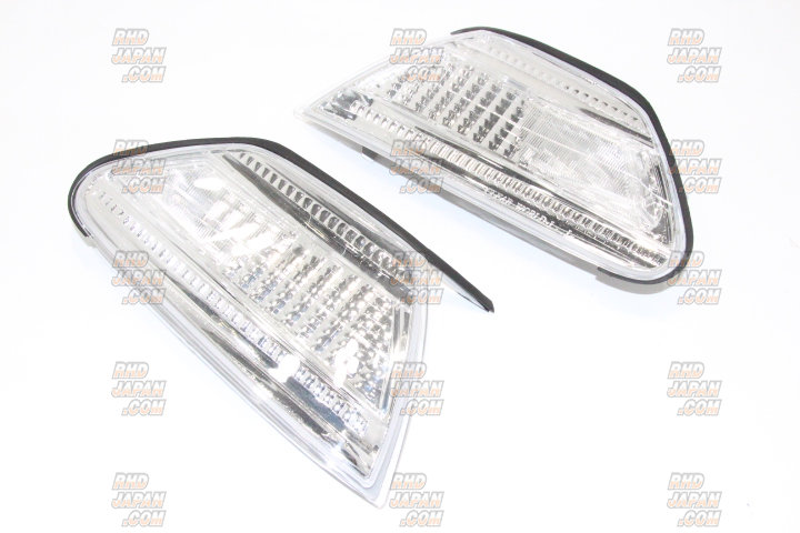 D-MAX クリスタルコーナーランプ スモーク マークII GX100 GX105