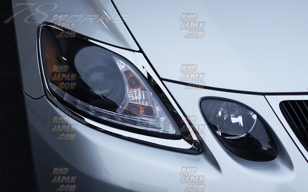 78 Works L Line Headlight Set Black - GS350 GS430 GS450h GS460