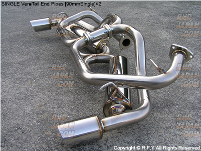 Racing Factory Yamamoto Stainless GT Exhaust Ver 1 Muffler Single - NSX NA1
