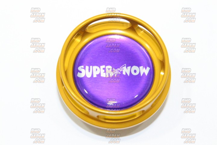 Super Now Super Light Oil Filler Cap - Gold Mazda M35/M36 X P4.0