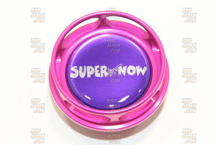 Super Now Super Light Oil Filler Cap - Pink Toyota M37 X P3.0
