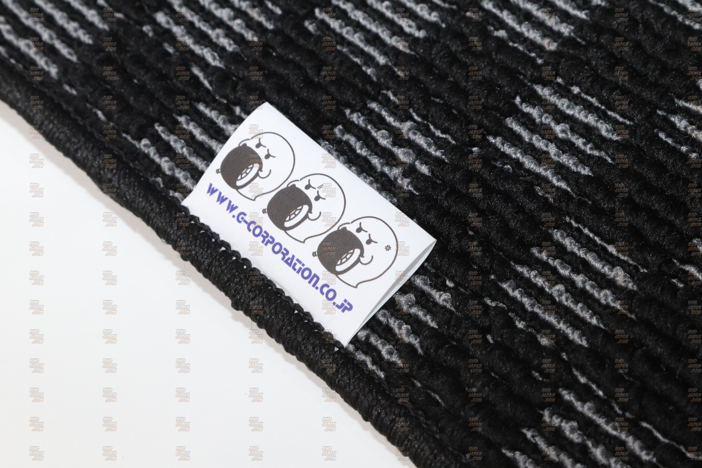 G-Corporation Checkered Floor Mat Set Black x Light Gray - Chaser