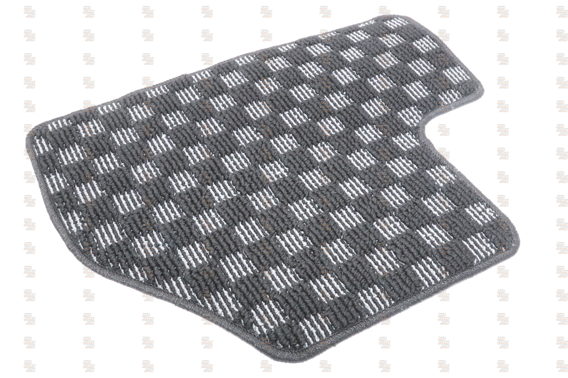 G-Corporation Checkered Floor Mat Set Black x Light Gray - Chaser