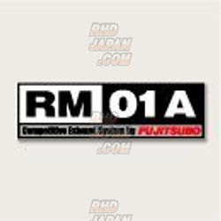 Fujitsubo RM 01A Sticker - White Black
