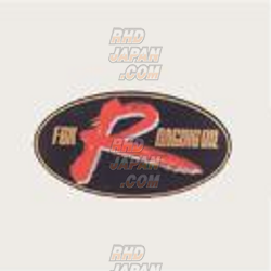 Fujitsubo FGK RACING OIL Sticker - Red Gold