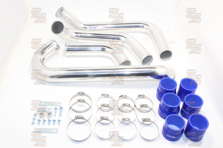 HPI Front Mount Intercooler Kit Evolve Type-WF Black Hose Standard