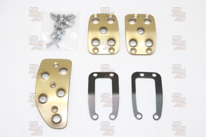 Laile Beatrush Pedal Set Titan-Gold - Alto Works HA36S Swift Sport ZC32S ZC33S M/T