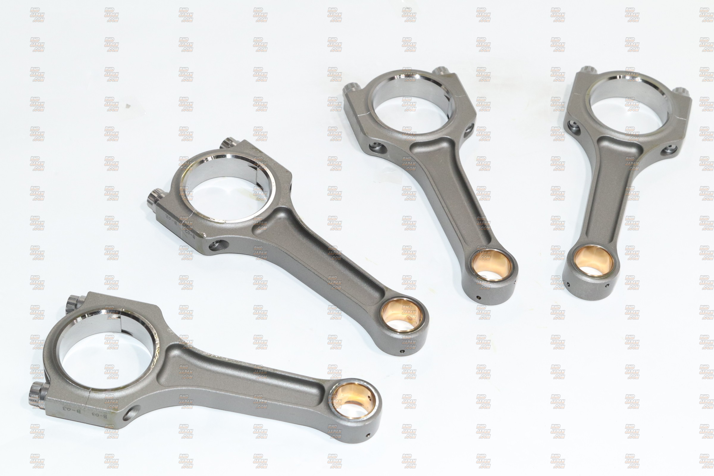 JUN I-Beam Connecting Rod Full Set - Toyota 1NZ-FE - RHDJapan