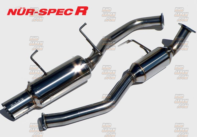 Blitz Nur-Spec R Muffler Exhaust System - GDA GDB GGA GGB - RHDJapan