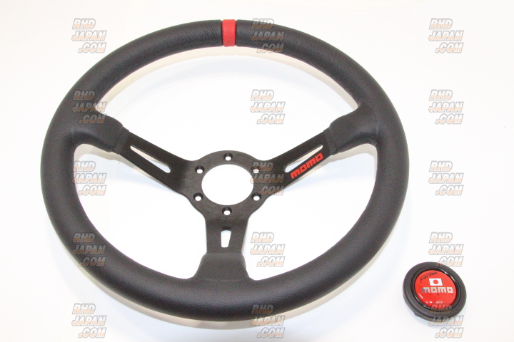 MOMO Full Speed Steering Wheel 348mm - Red - RHDJapan
