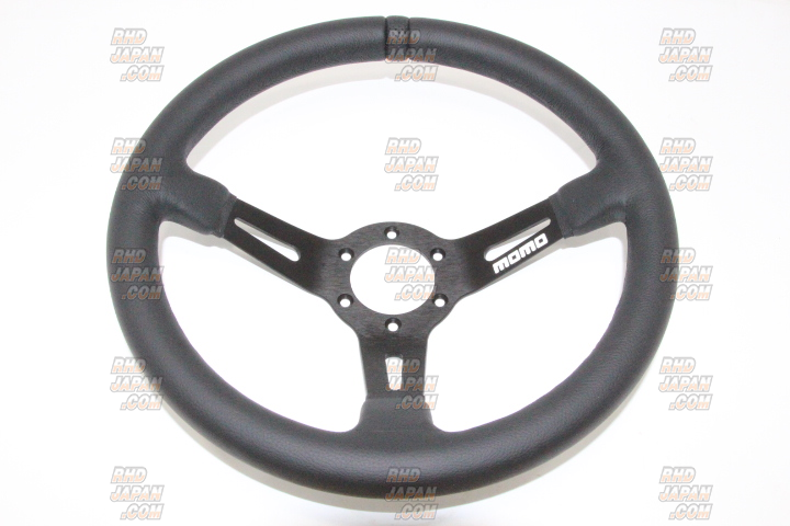 MOMO Full Speed Steering Wheel 328mm - Black - RHDJapan