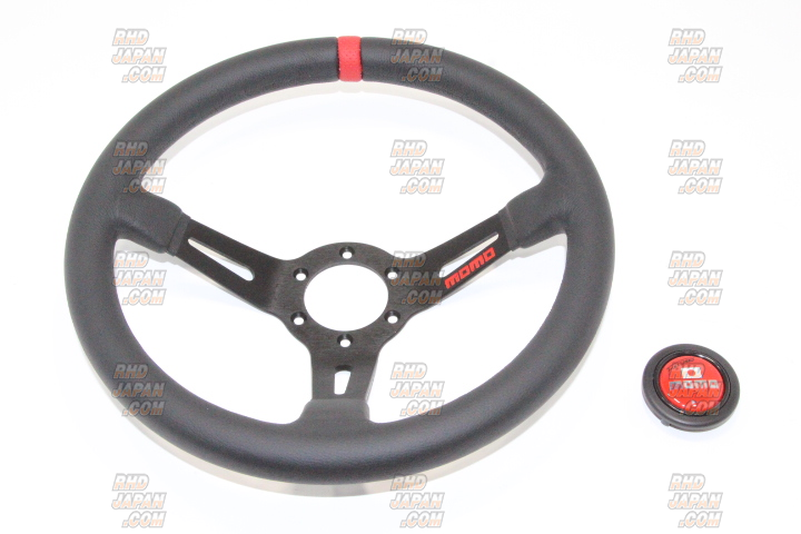 MOMO Full Speed Steering Wheel 328mm - Red - RHDJapan