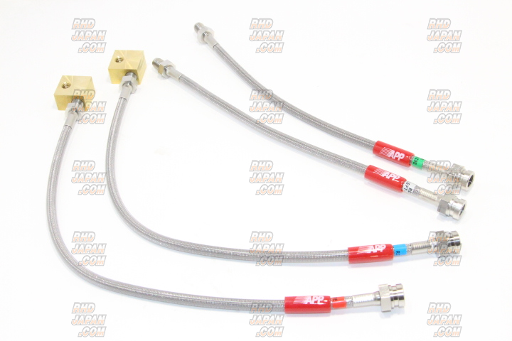 APP Brake Line System Stainless Fittings - BNR32 HNR32