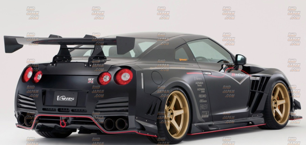 Varis R32 Varis Rear Bumper L/R Louver FRP - GT-R R35 to 2008 - RHDJapan