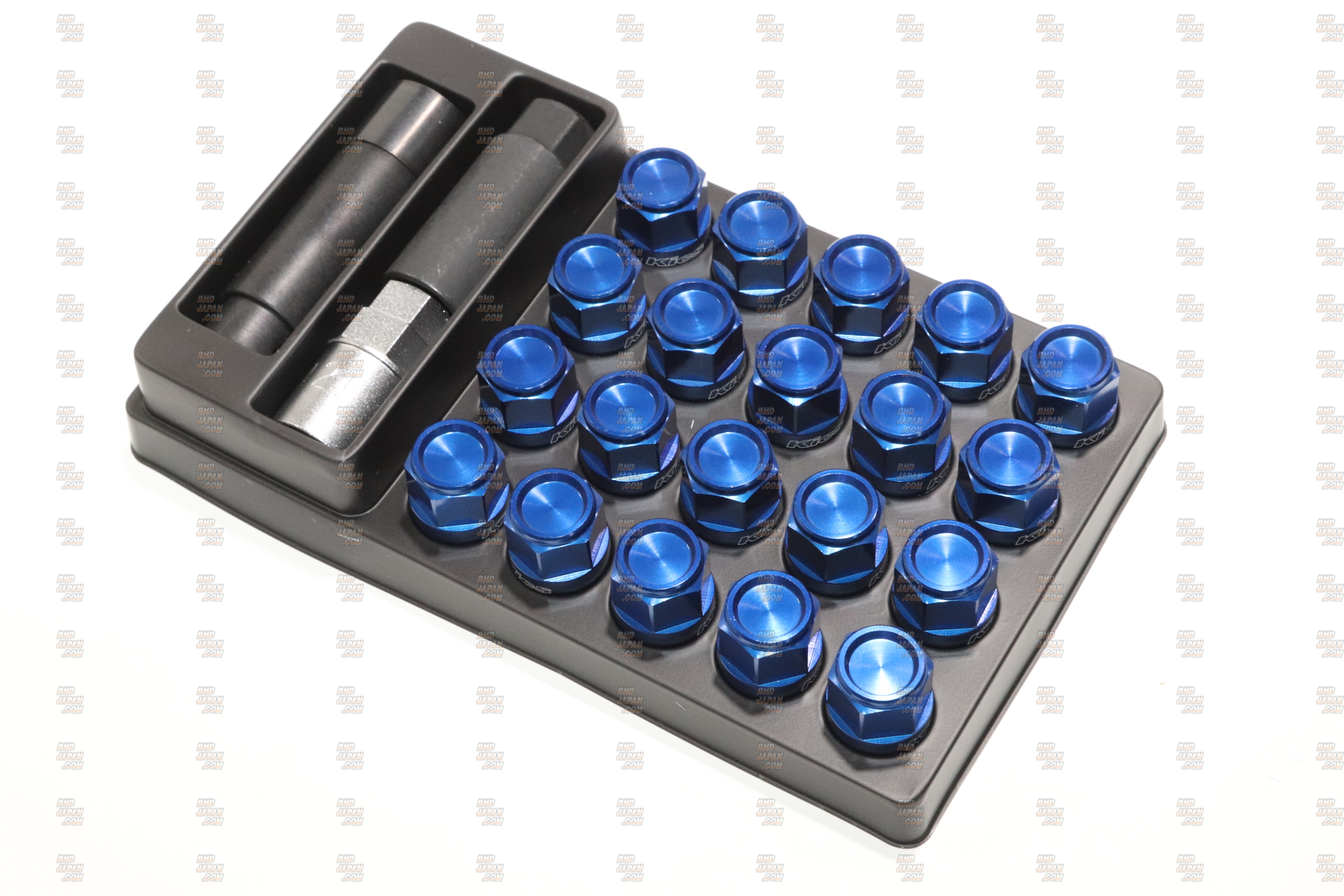 Kyo-Ei Kics Leggdura Racing Shell Type Lock & Lug Nut Set CL35 2pc