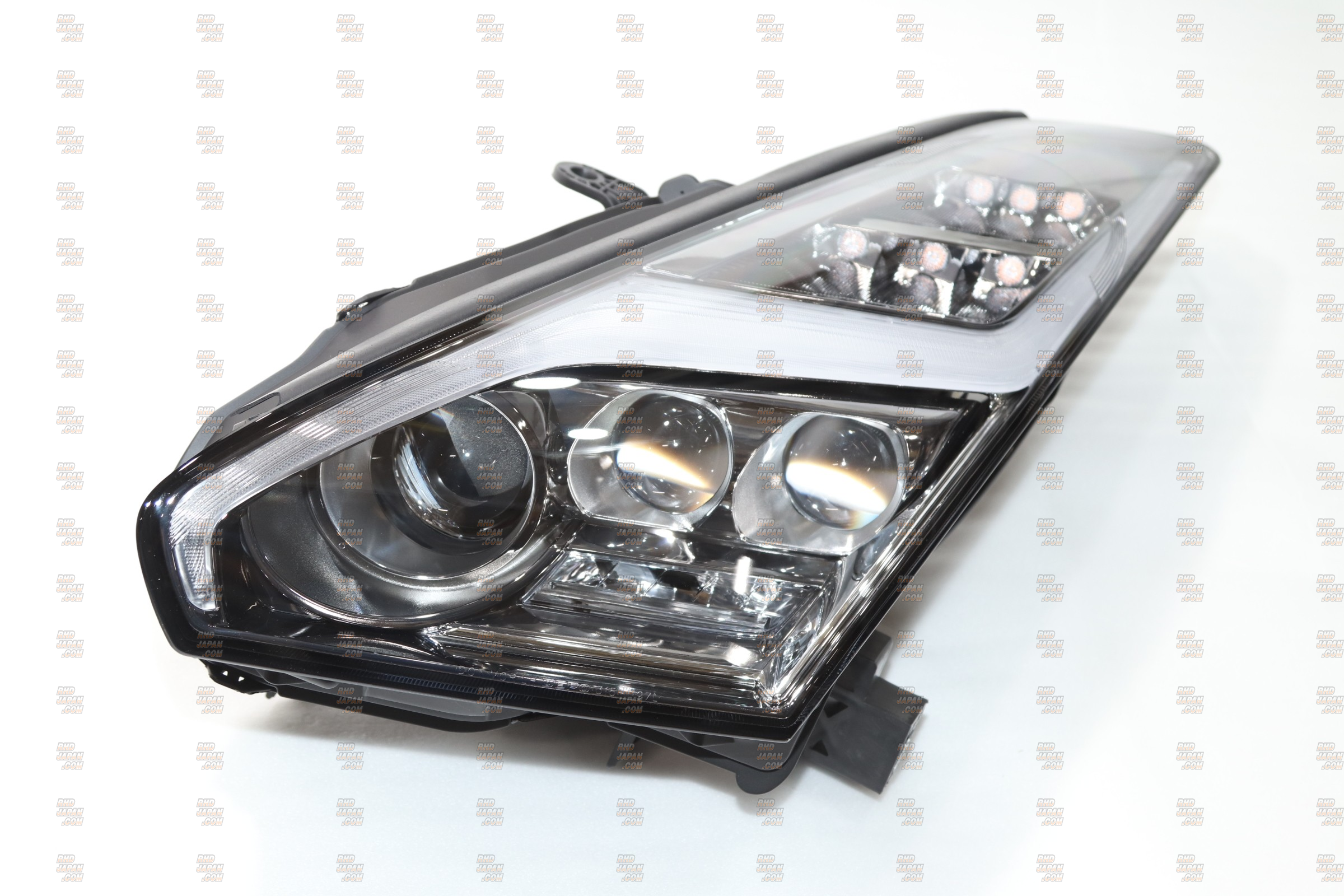Valenti Jewel V Head Lamp Set Clear/Black Chrome - GT-R R35 - RHDJapan