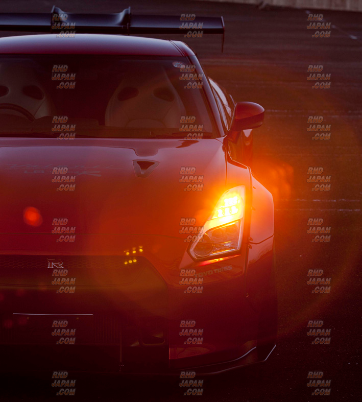 Valenti Jewel V Head Lamp Set Clear/Black Chrome - GT-R R35 - RHDJapan