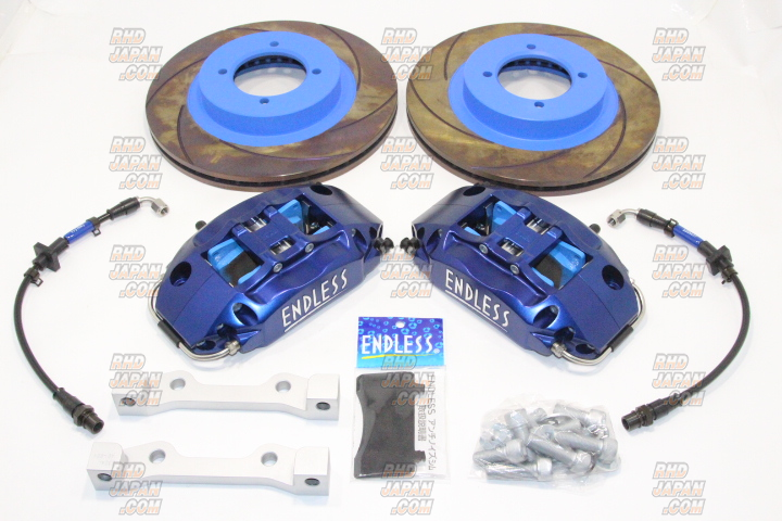 Endless 4Pot Front M4 Brake Caliper System Inch Up Kit System Blue
