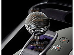 Mugen Carbon Shift Knob AT - Black Band Logo on Side - RHDJapan
