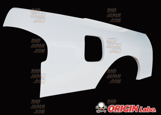 Origin Type 3 Origin Labo. Rear Wide Fender Set +30mm Pulled-Look Type - Silvia S13 ...