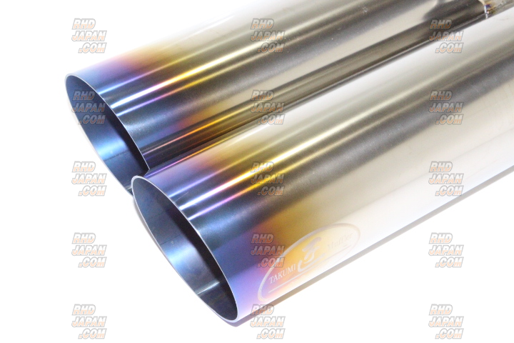 Reinhard #2 Dual Muffler Exhaust System Semi-Titanium Circuit Type