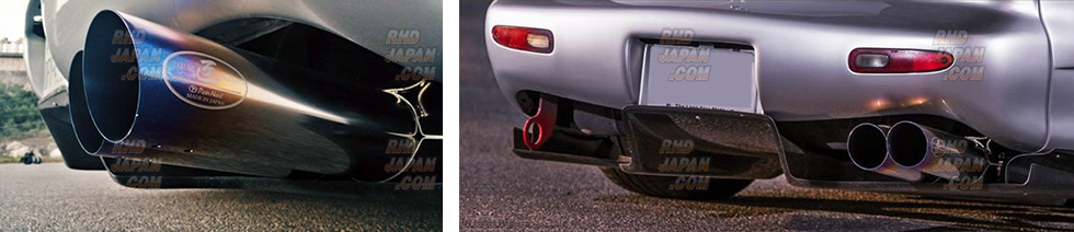 Reinhard #2 Dual Muffler Exhaust System Semi-Titanium Circuit Type