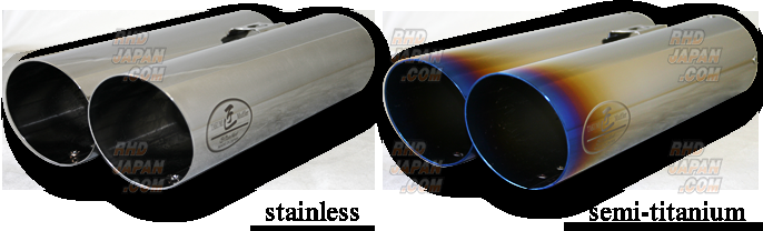 Reinhard #2 Dual Muffler Exhaust System Semi-Titanium Conform Type