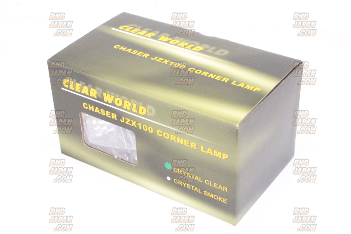 Clear World Front Crystal Corner Lamp Clear - JZX100 Chaser