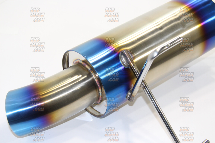 Jsレーシング R304 SUSエキゾーストシステム DC5 J's Racing R304 SUS Exhaust Muffler Rear Tail 60R - DC5 - RHDJapan