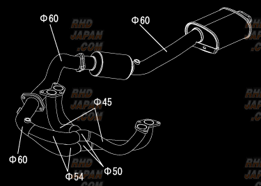 APEXi Super Catalyzer With Exhaust Manifold M/T - BRZ ZC6 86 ZN6