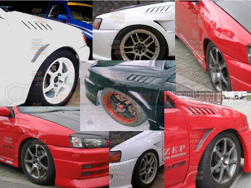 Live Sports Wide Fenders Guards Wings White Gel - EP82