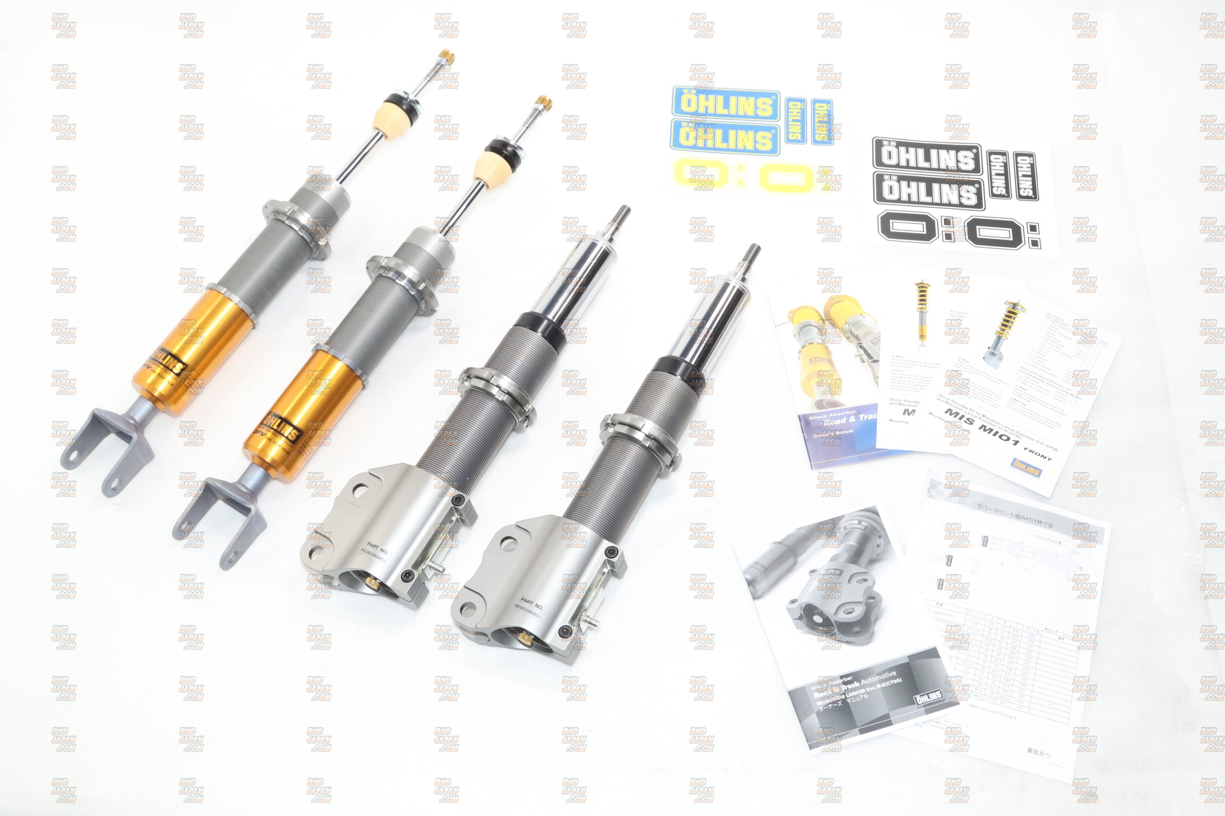 Ohlins Coilover Suspension Complete Kit Type HAL DFV Front Pillow Rear ...