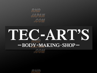 Tec-Art's Original Cutting Sticker Small - White