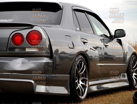 URAS Rear Wide Fender Type-R - ER34 4 Door - RHDJapan