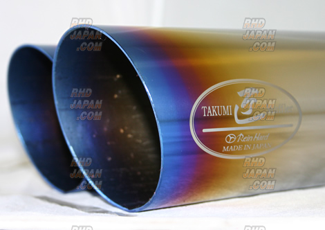Reinhard #2 Dual Muffler Exhaust System Semi-Titanium for Circuit