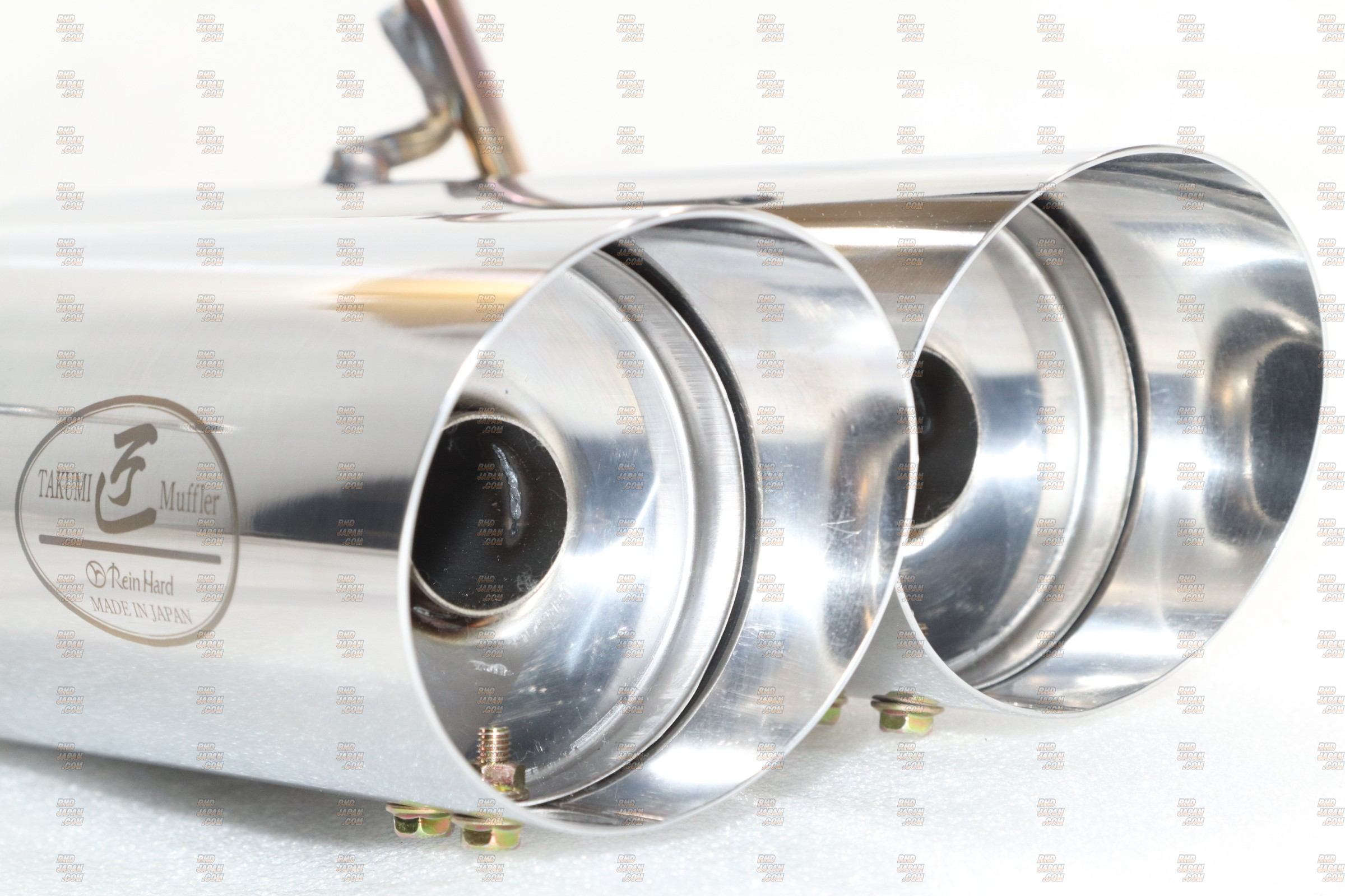 Reinhard #2 Dual Muffler Exhaust System All Stainless for Circuit