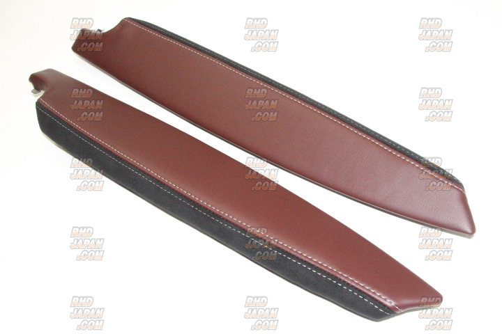 Grazio & Co Door Arm Rest Assembly Set Bordeaux Exclusive Leather Interior - BRZ ZC6 86 ZN6