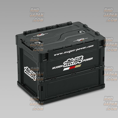 Mugen Folding Container Box - Black Medium 50L - RHDJapan
